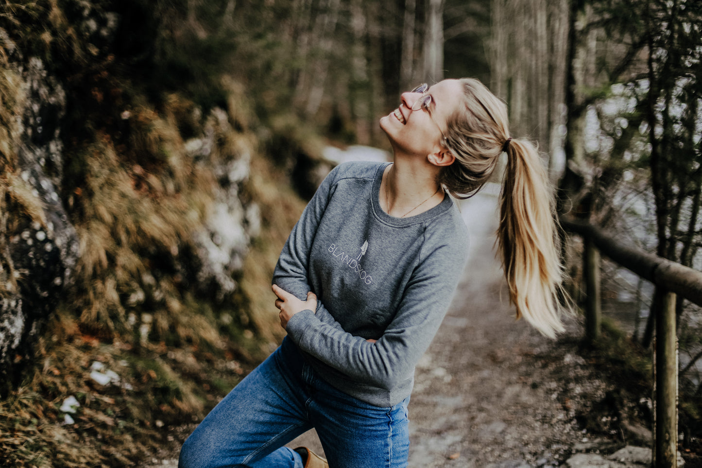 #Blandskog Sweatshirt Frauen