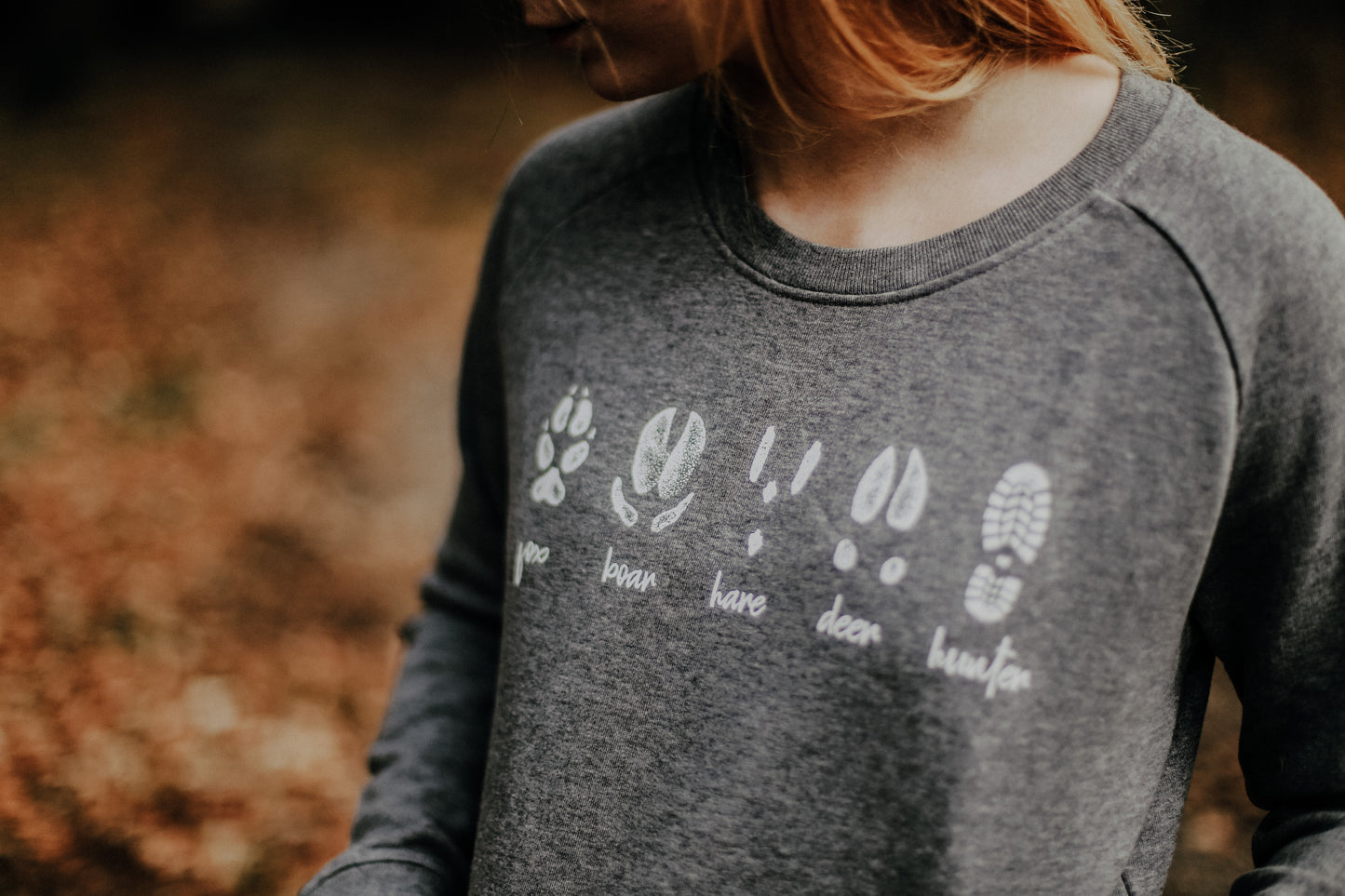 #Footprints Sweatshirt Frauen