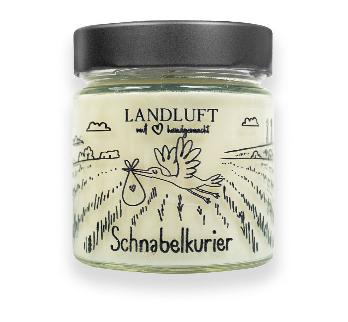 LANDLUFT #Schnabelkurier Kerze