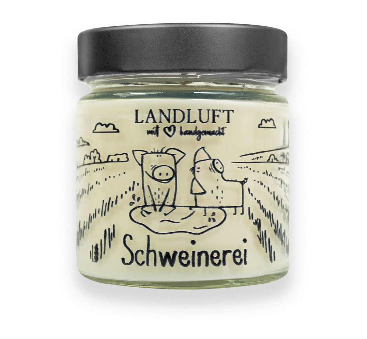 LANDLUFT #Schweinerei Kerze