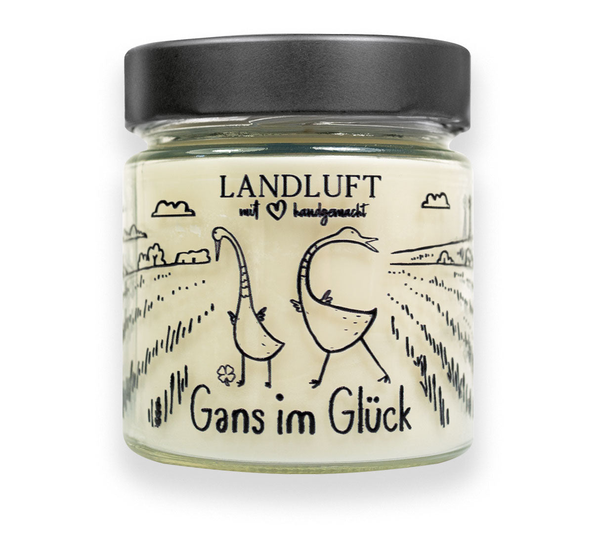 Gans im Glück - Duftkerze